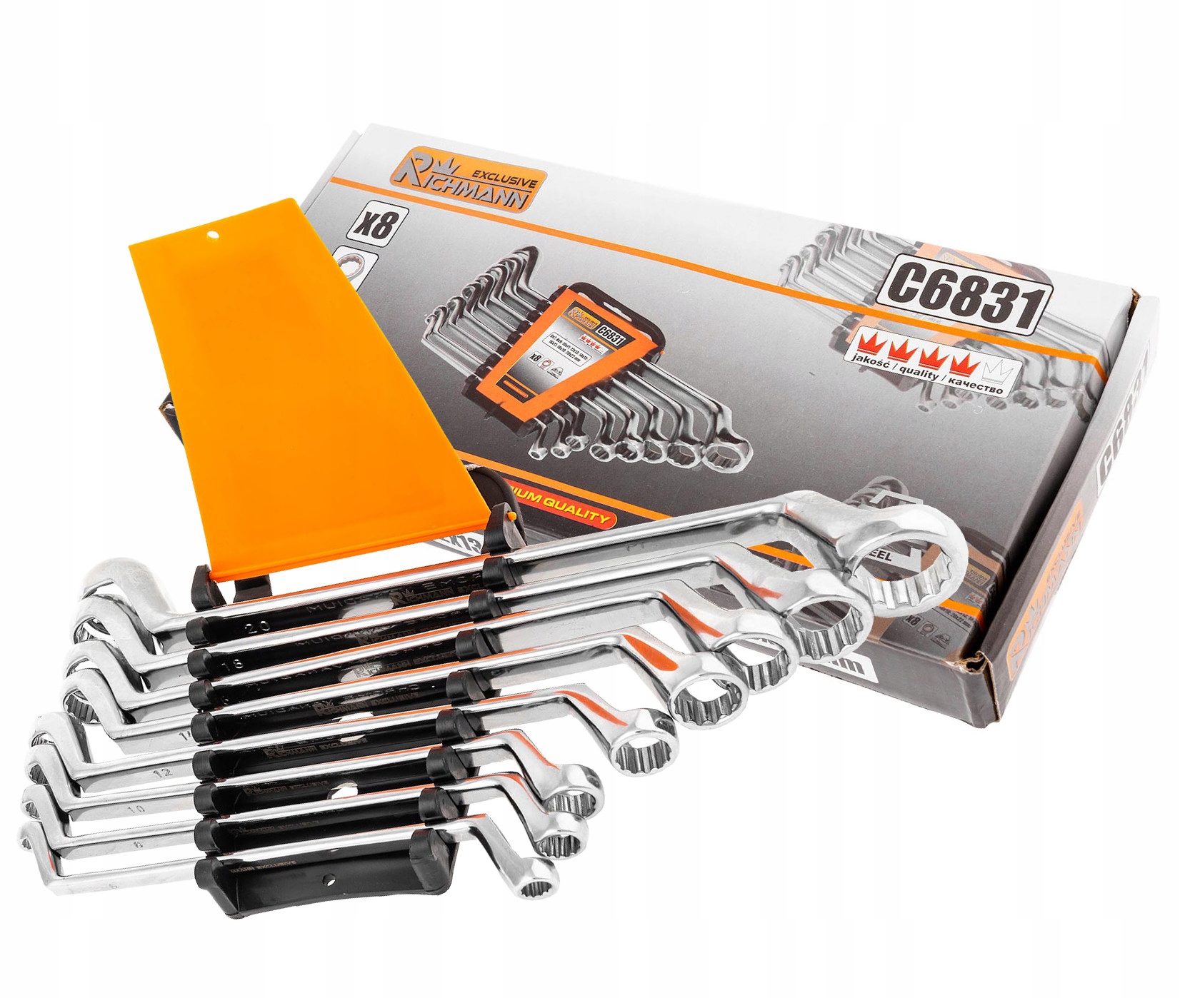 

Klucze Oczkowe Gięte Zestaw 6-22MM Richmann C6831