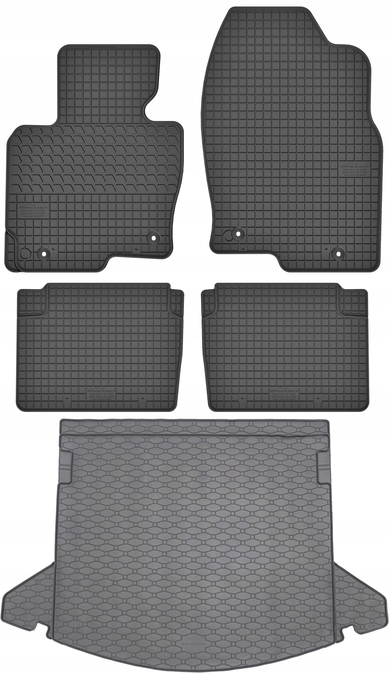 Mazda CX-5 II Suv 2017- Sada Koberce batožinový priestor