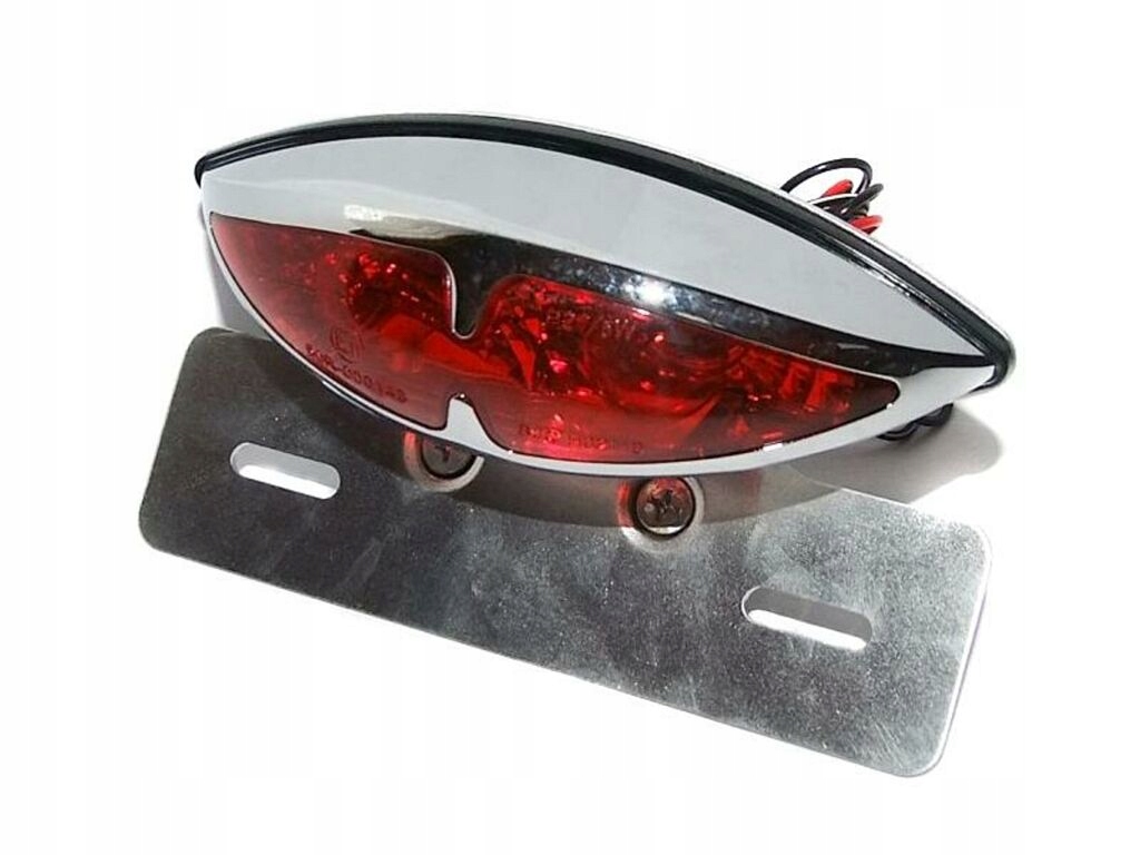 LA-037 - ЗАДНІЙ ЛІХТАР ЗАДНІЙ УНІВЕРСАЛЬНИЙ МЕТАЛЕВИЙ ХРОМ HOMOL.