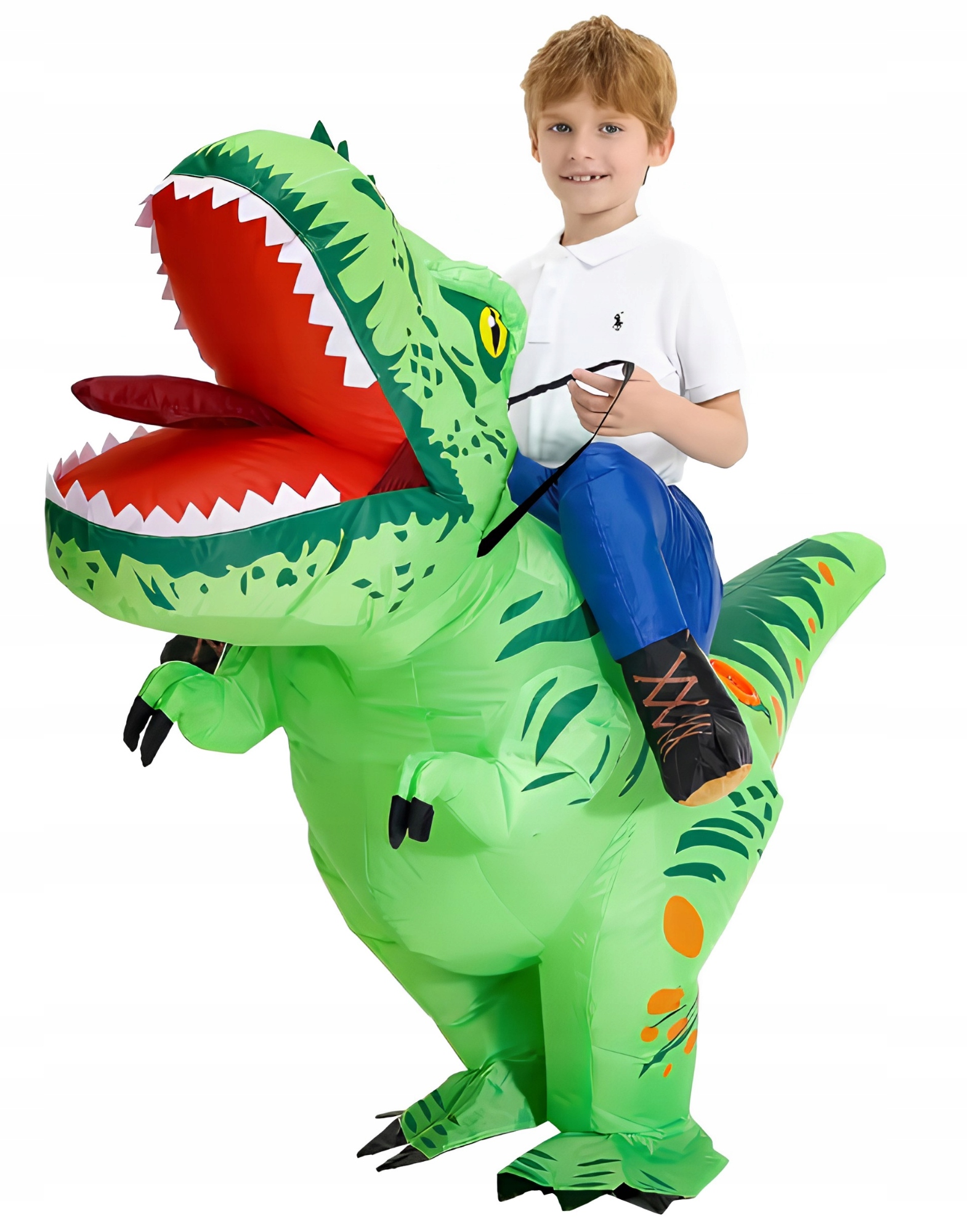 Dmuchany kostium dinozaur T-Rex dla dzieci, rozmiar M RegMag – Jak przygotować kostium