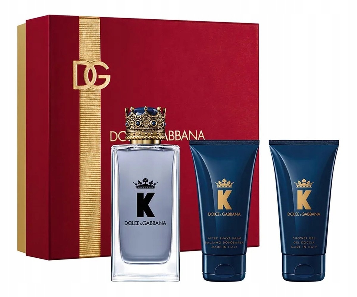 Dolce & Gabbana K sada toaletní voda 100 ml gel 50 ml balzám 50 ml