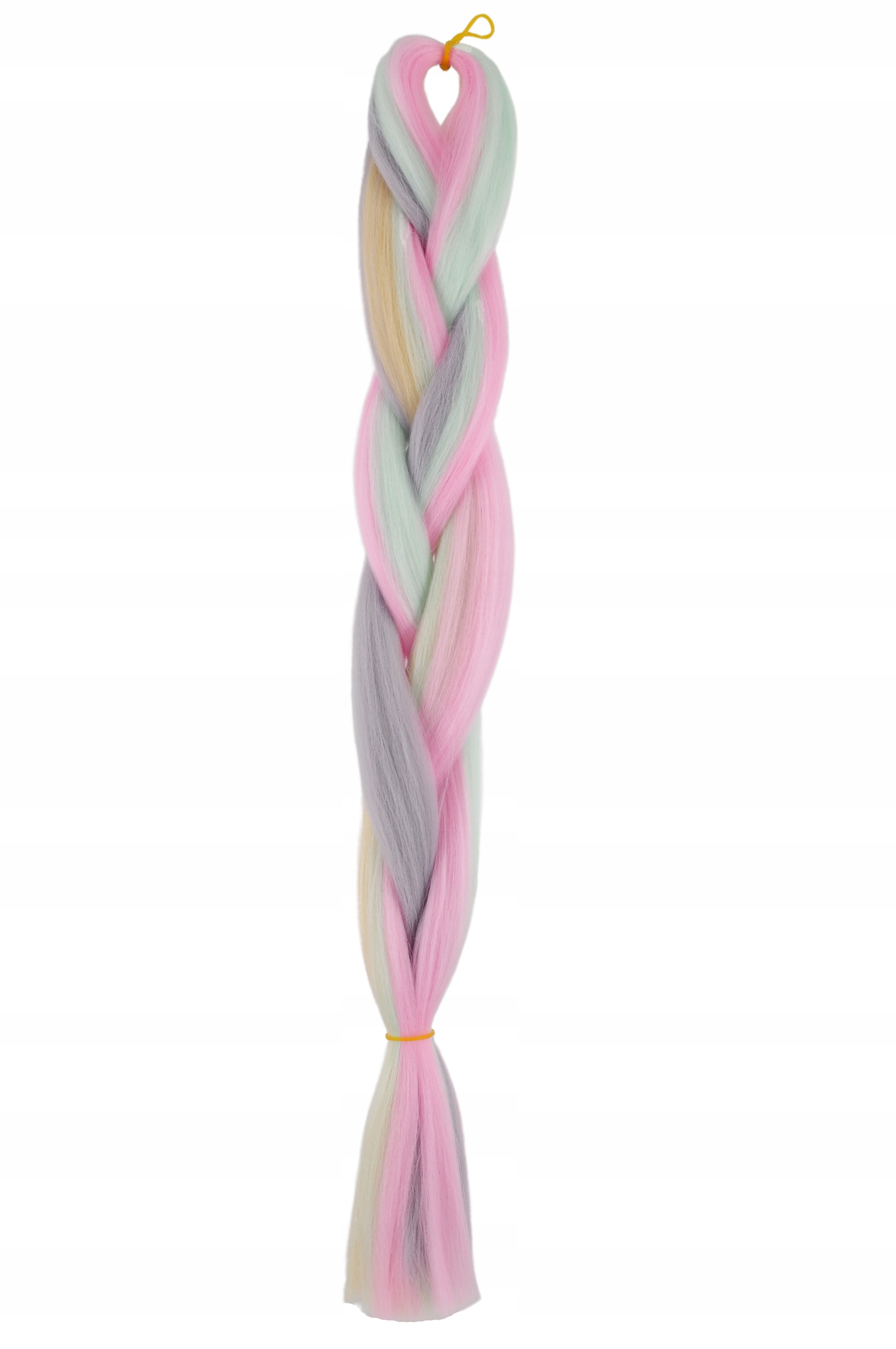 WŁOSY SYNTETYCZNE KOLOROWE WARKOCZYKI DRED MIX.406