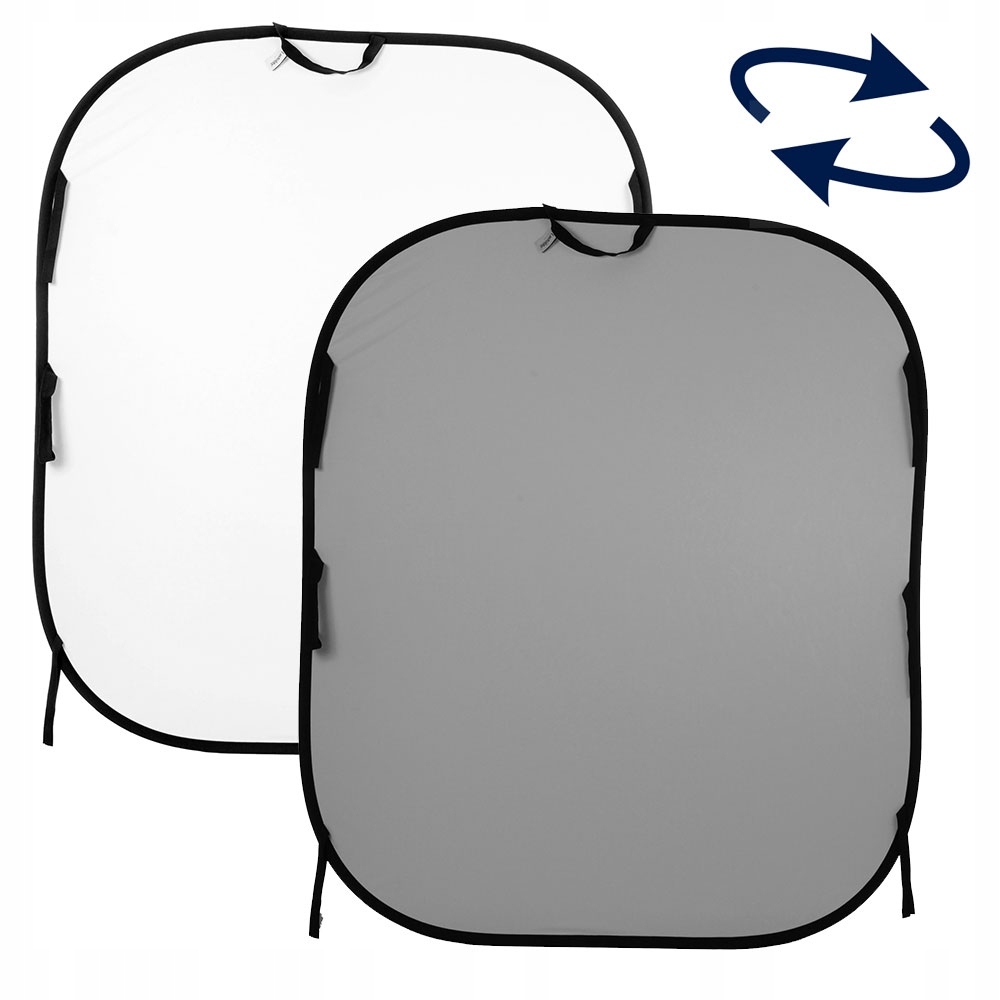 Pozadí Plain 1.5x1.8 m White/Grey