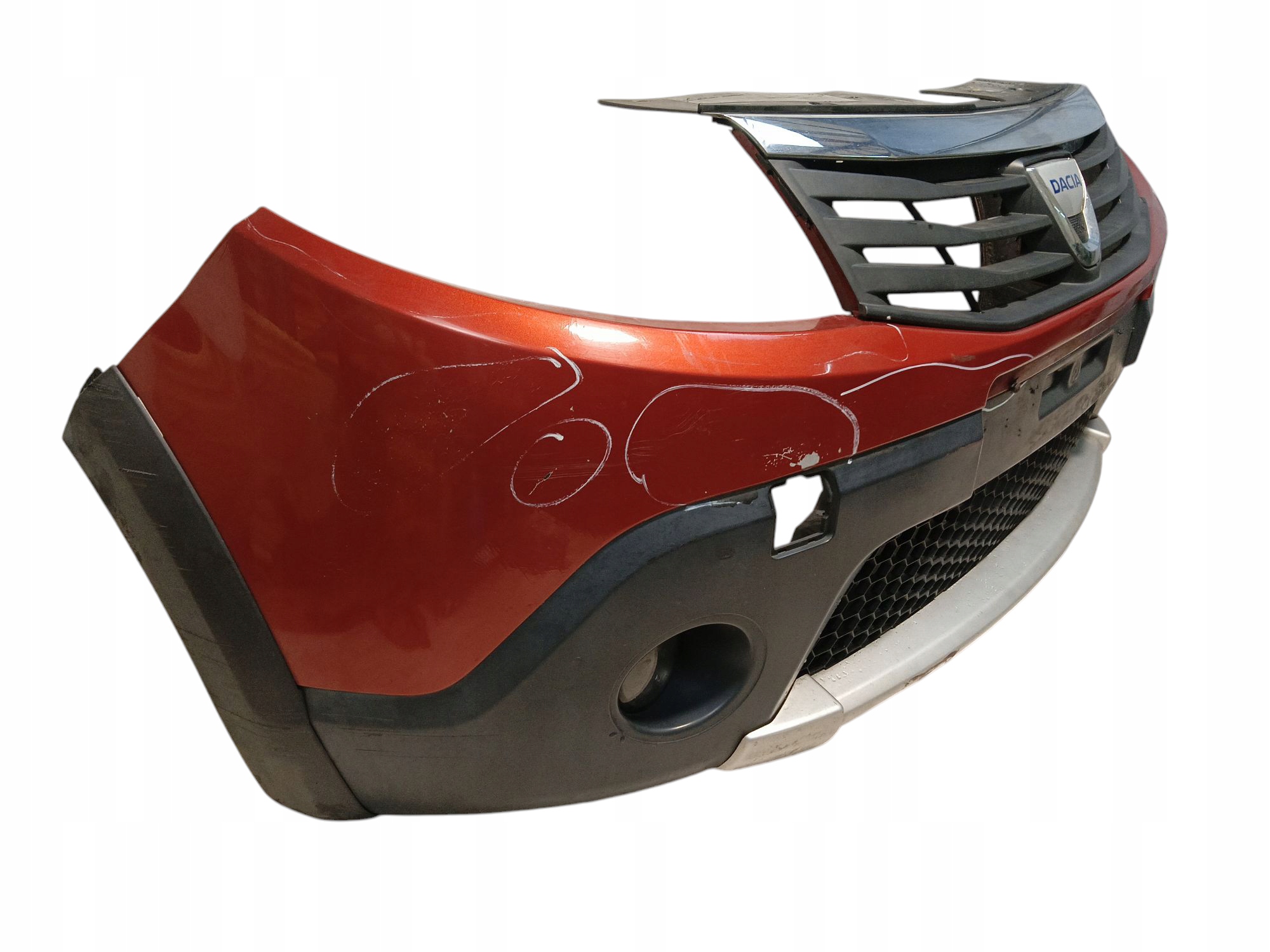 bumper front front DACIA SANDERO and (2008-2012) grille KOD LAKIERU TEB76