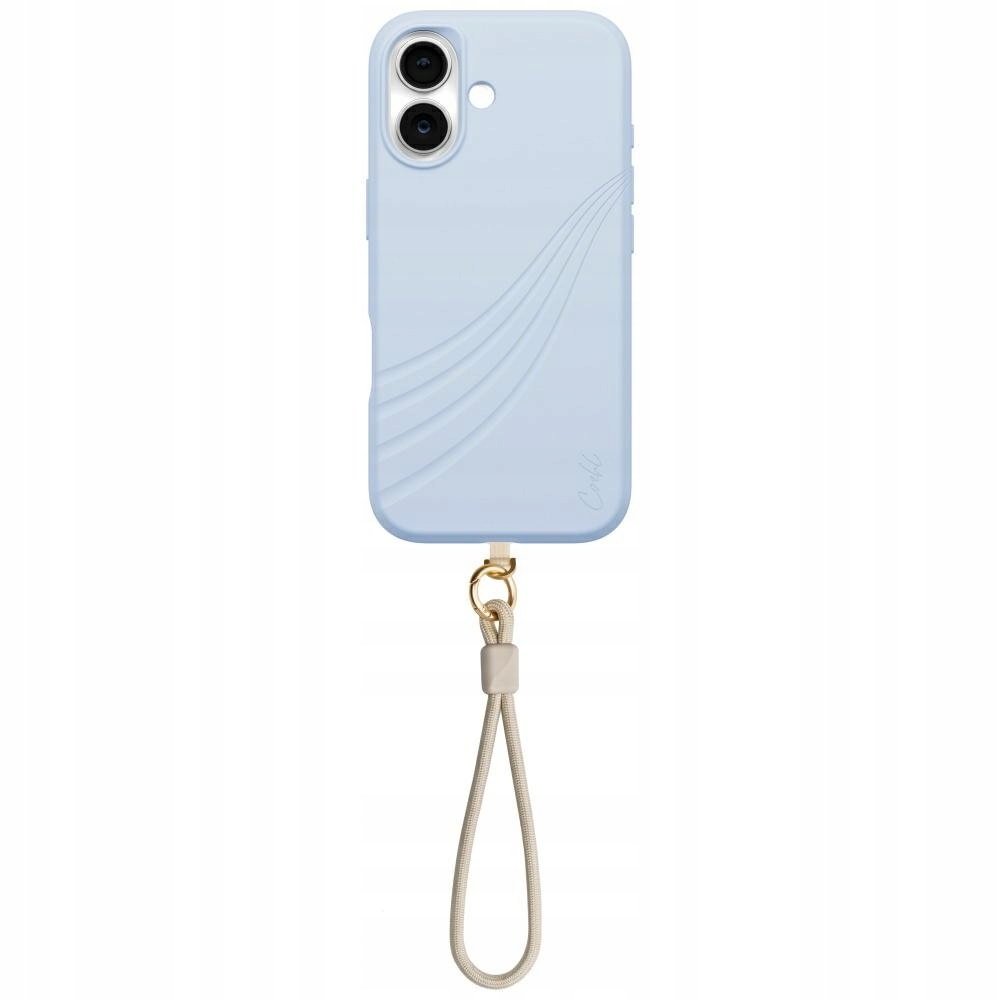 Etui Uniq Coehl Serina na iPhone 17 Magnetic Charging niebieskie Uniq