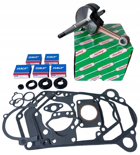 Nová Kompletná Kľuková Hriadeľ Duells Ložiská Guferá Ogar 205 Kadet Romet