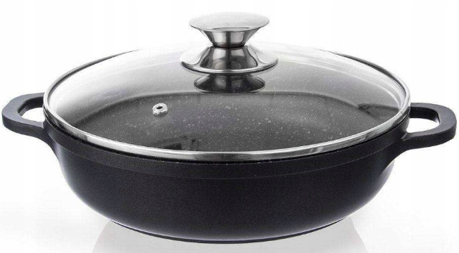 PATELNIA GŁĘBOKA 24 Z POKRYWĄ INDUKCJA WOK CIĘŻKA EAN (GTIN) 5713370793551