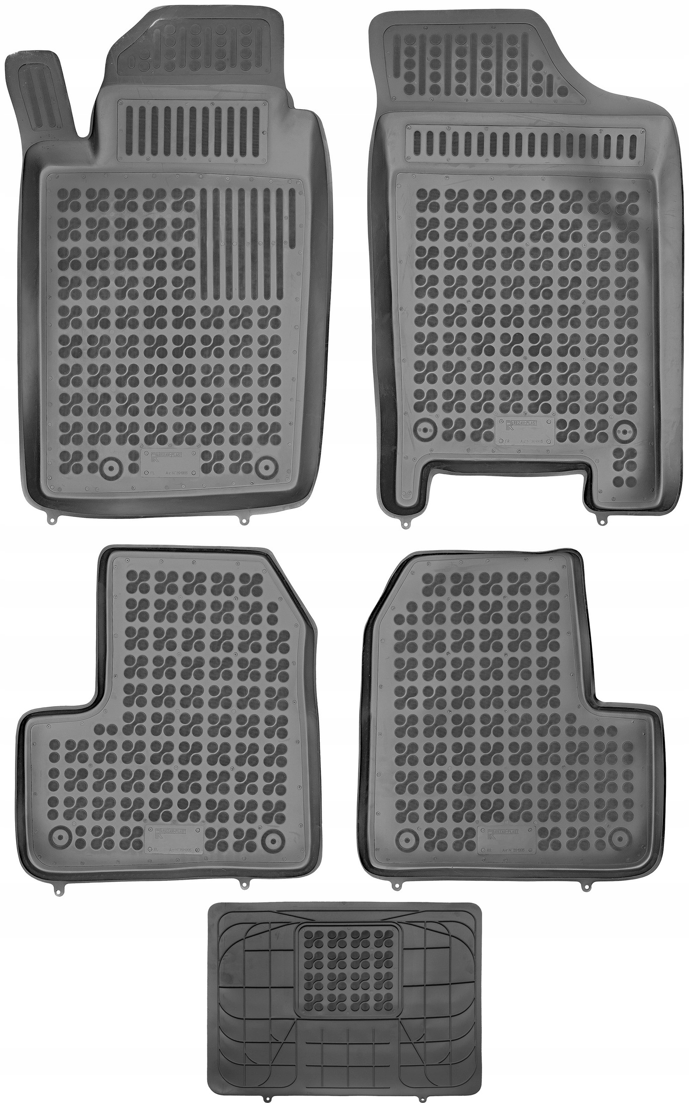Килимки Різати-Пластик резинові 201305+203501 5 el.
