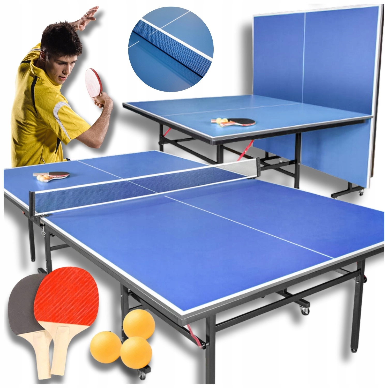 STÓŁ DO PING PONGA 274,5x152,5 ZESTAW 3 PIŁECZKI EAN (GTIN) 6908832498801