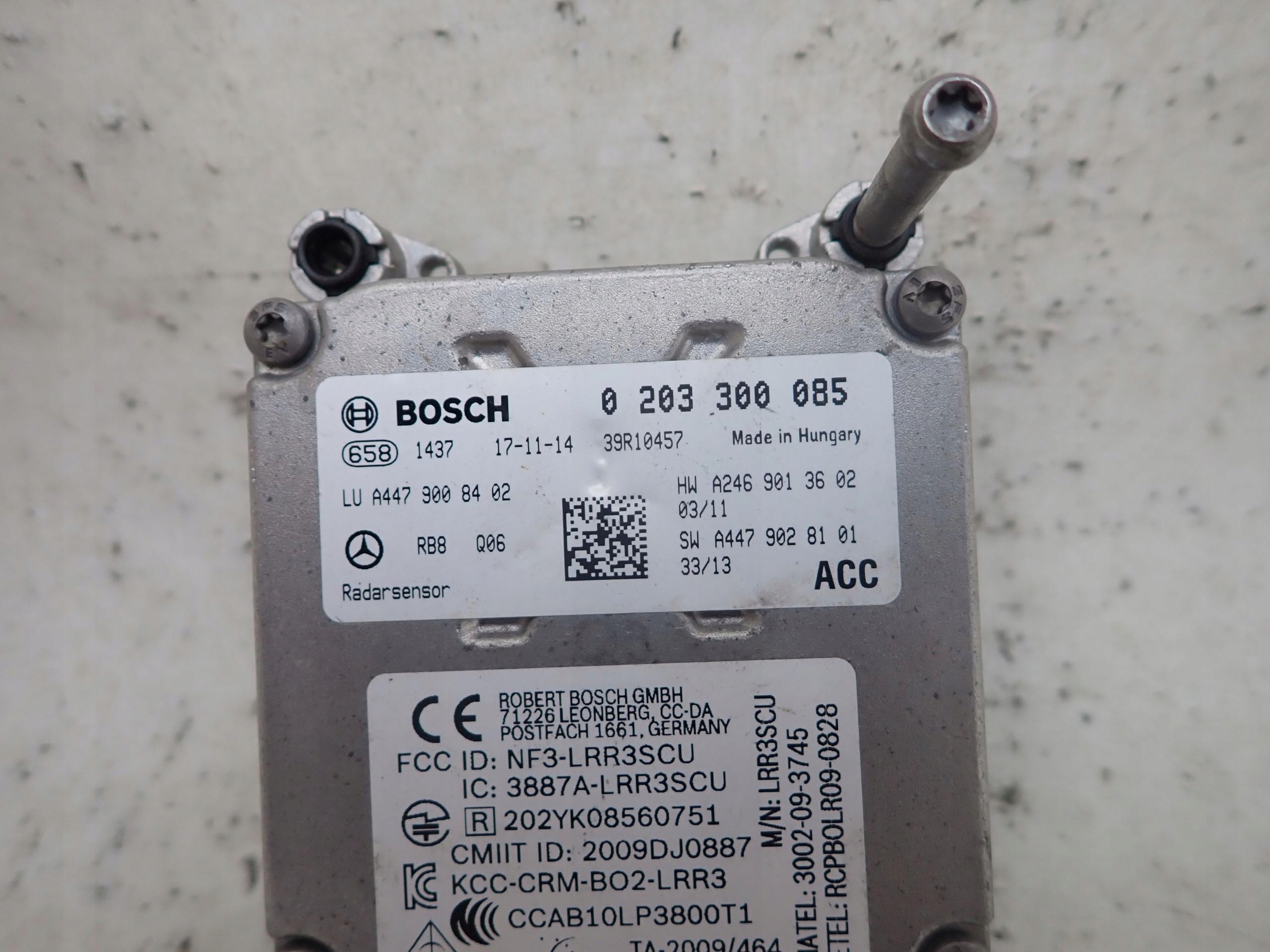MERCEDES W447 VITO VIANO RADAR SENSOR A4479008402