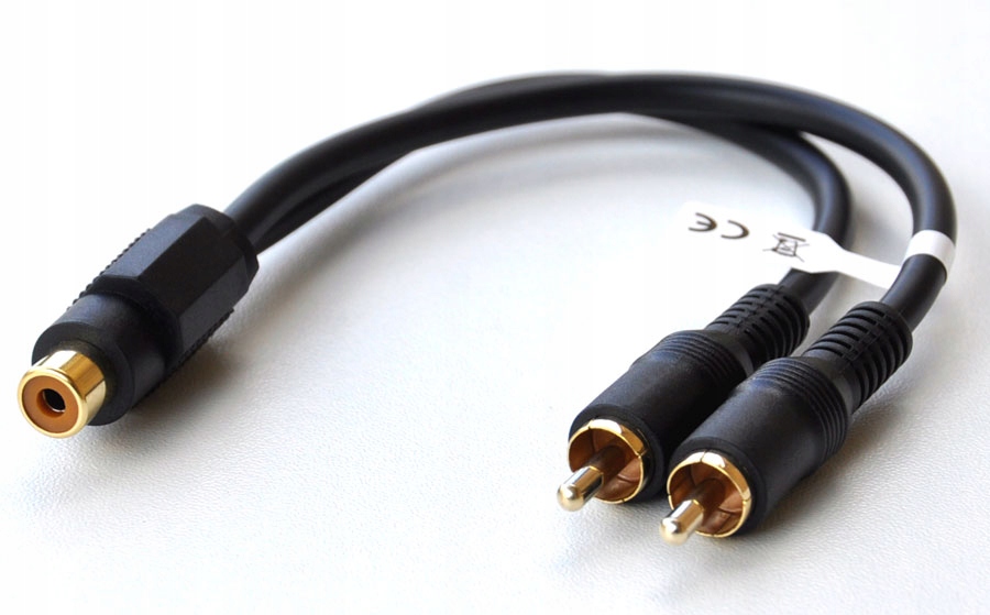 

Adapter Trójnik Rca 2X Wtyk Gniazdo Rca Vitalco cz