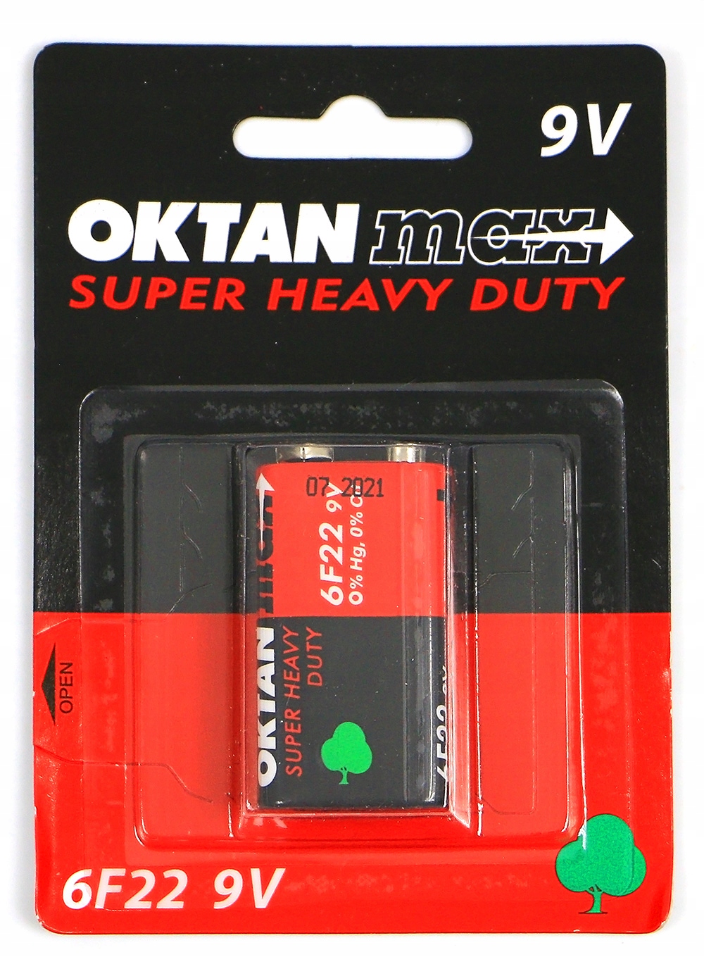 

Baterie 9V 6F22 Bateria Oktan 9 V