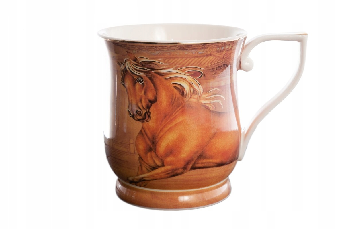 

Kubek Konie Porcelana Z Koniami Duży