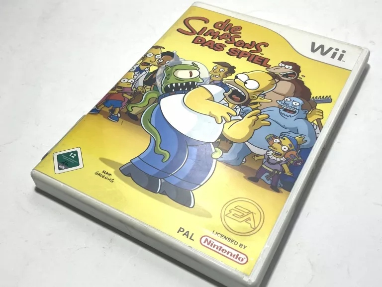 The Simpsons Nintendo Wii pudełkowa • Cena, Opinie Allegro