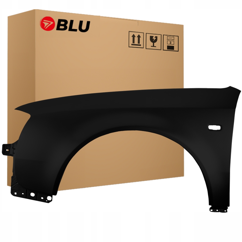 Blu Blatník Audi A6 C5 LY9B levý černý 01-05 přední lift BrillantSchwarz