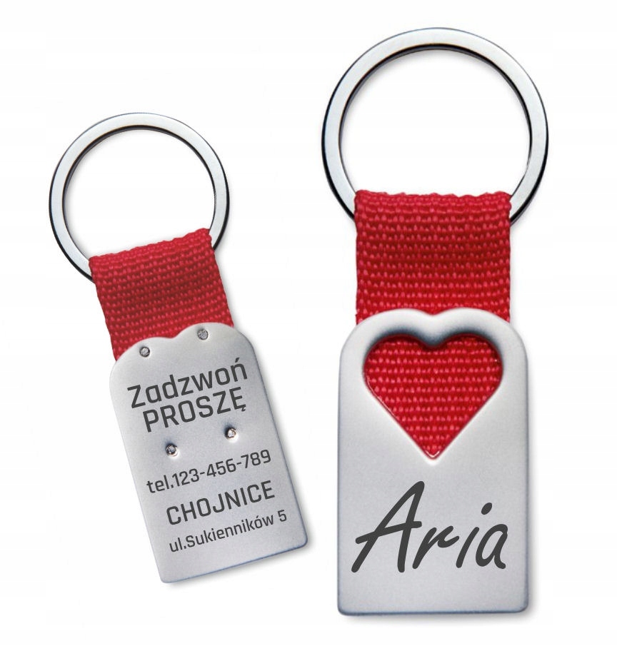 

Metalowy Identyfikator zawieszka adresówka dla Psa