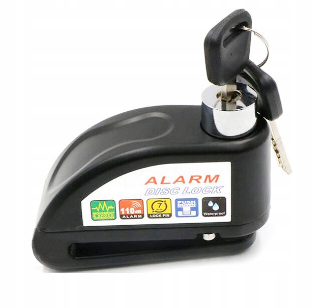 BLOKADA TARCZY HAMULCOWEJ Z ALARMEM Motocykl Motor EAN (GTIN) 9379994940717