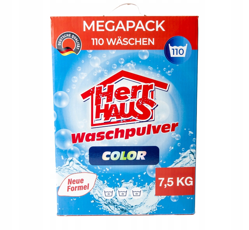 

Niemiecki zestaw proszków Herr Haus , 15kg!