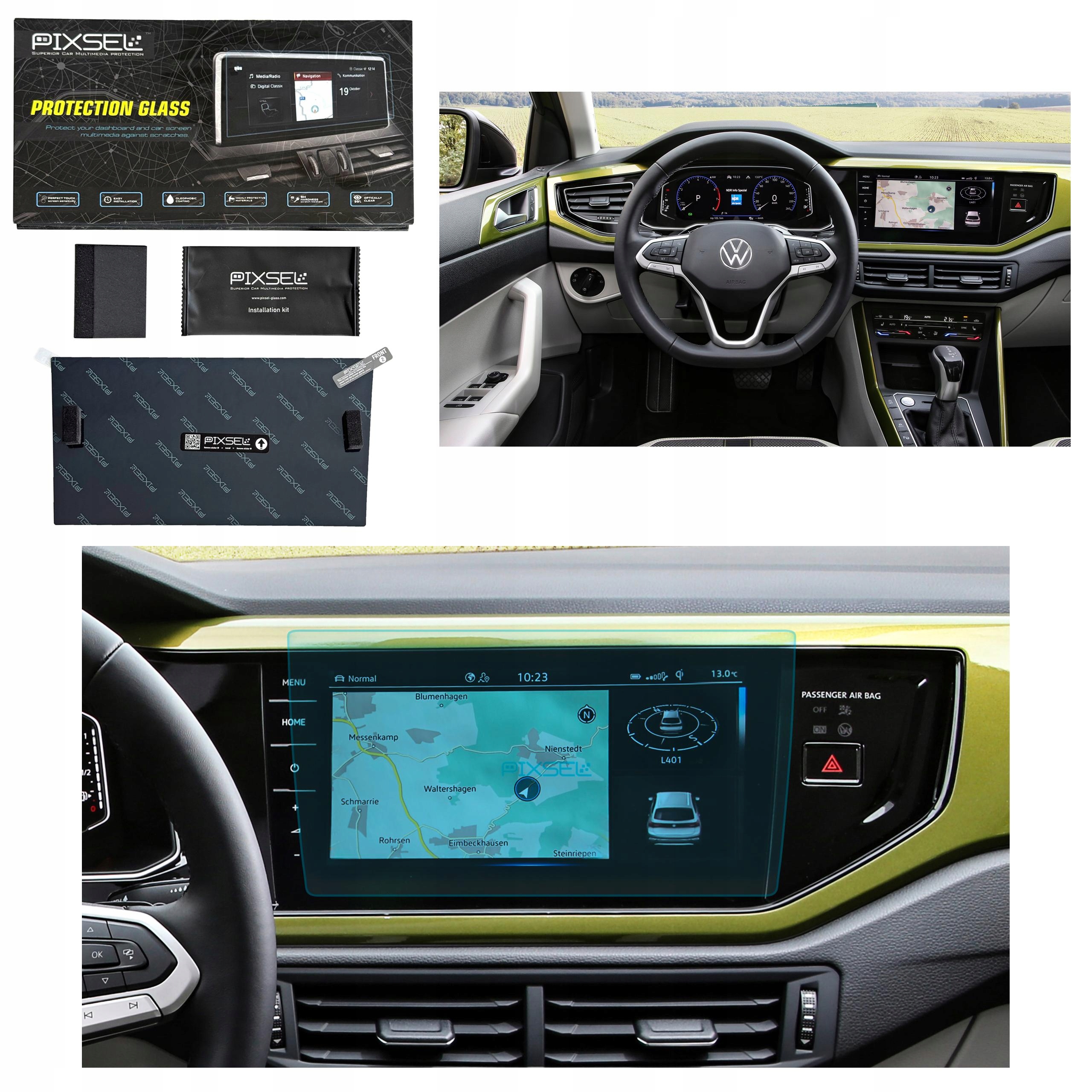 Antyodciskowe Matowe Szkło Ochronne Volkswagen TAIGO-11.3“ 2022-na monitor