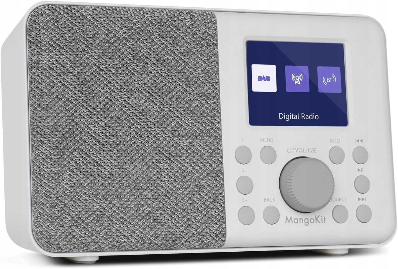 Radio sieciowo-bateryjne Dab+, Fm MangoKit MD3 Bluetooth