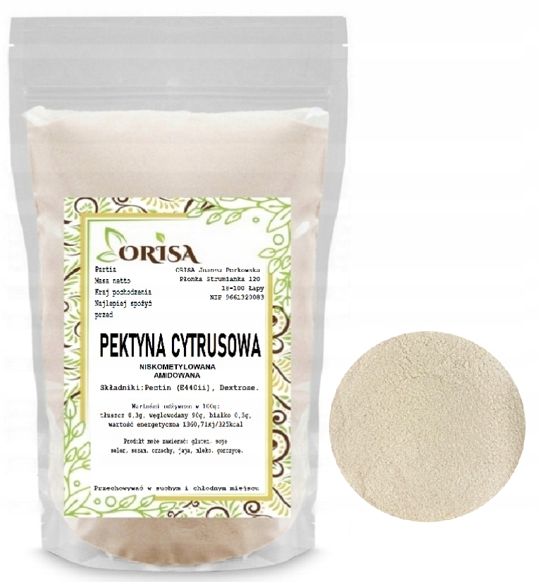 Pektyna Cytrusowa 1kg Zagęstnik Do Dżemu konfitur konfitury żelująca