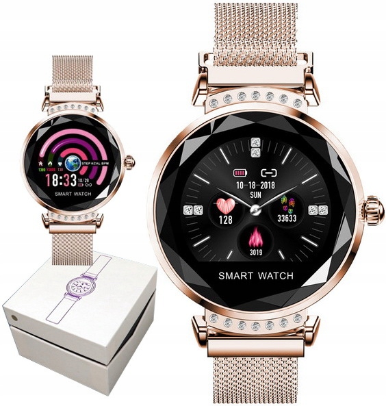 

Zegarek Damski Smartwatch Krokomierz Pulsometr Sms