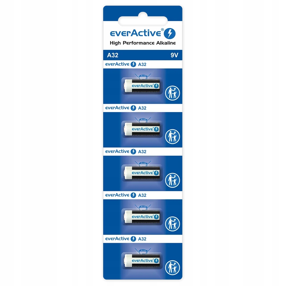 Everactive Baterie Do Pilota Samochodowego A32/32A 9V Blister 5 Sztuk 32A5B