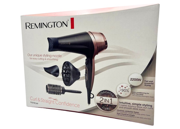 Vysoušeč vlasů Remington D5706/07 ionizace pro 2200 W 3 nástavce difuzér