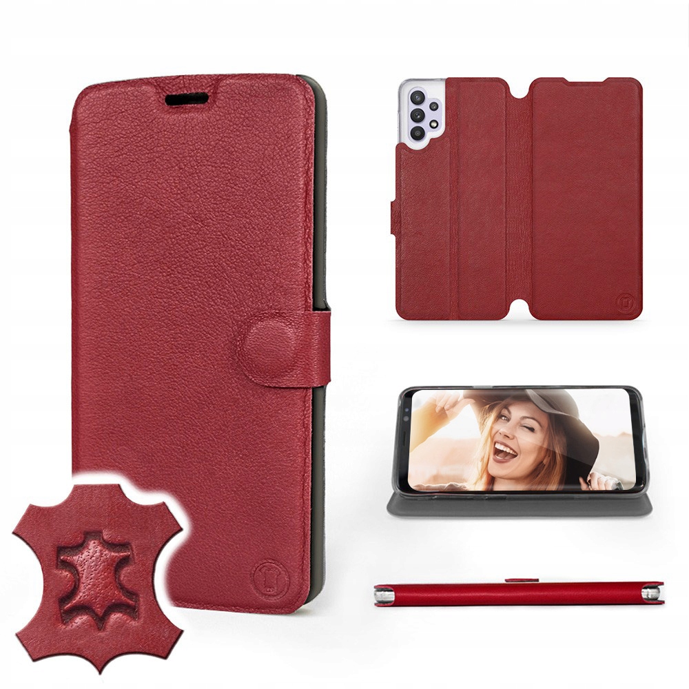 

Etui Mobiwear do Samsung Galaxy A32 5G - Dark Red