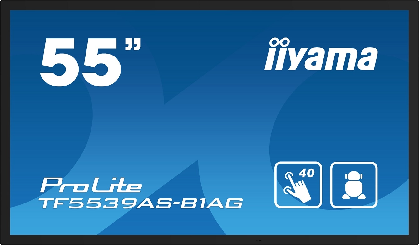 55" iiyama TF5539AS-B1AG: Ips, 4K, Android