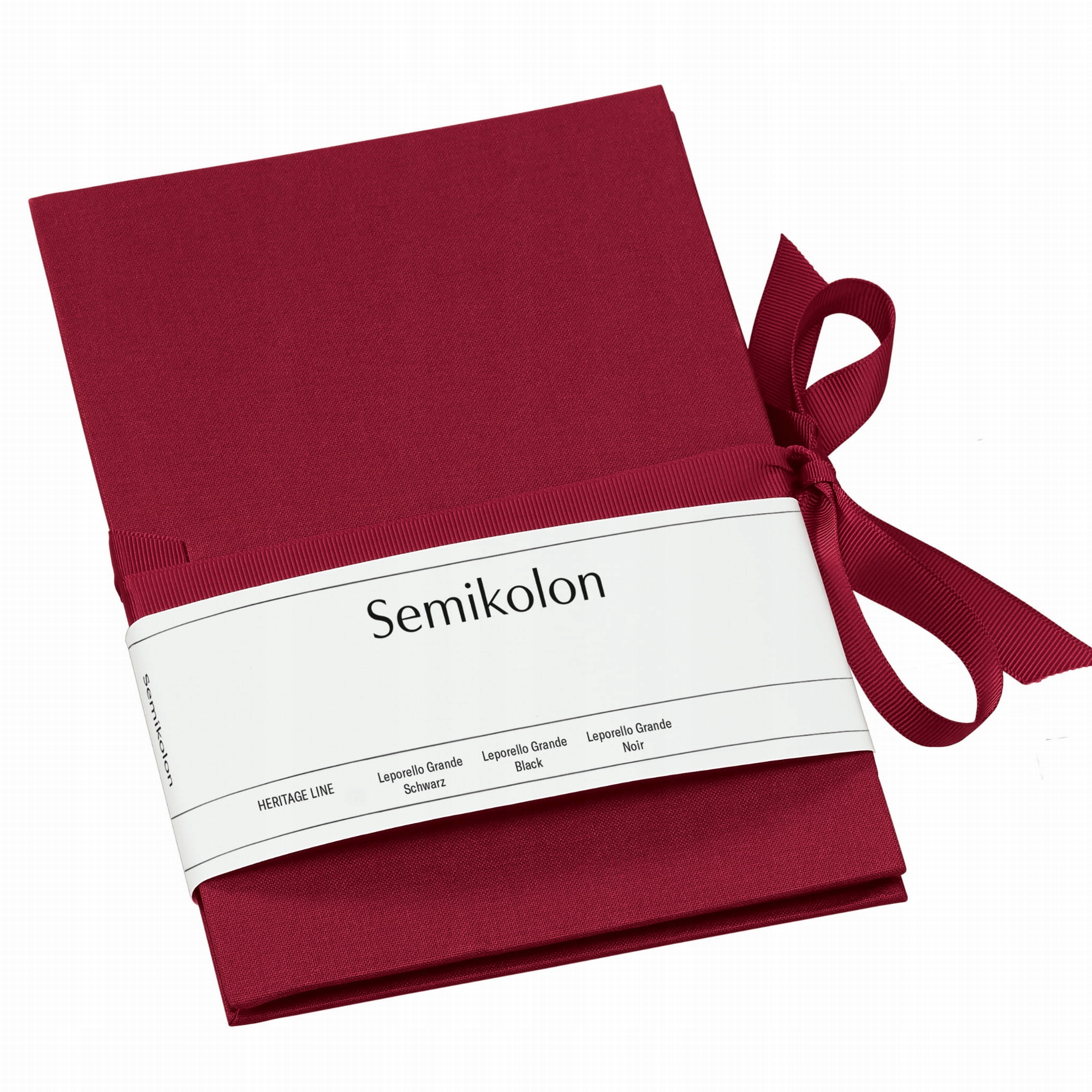 Album Semikolon Leporello Grande burgundy