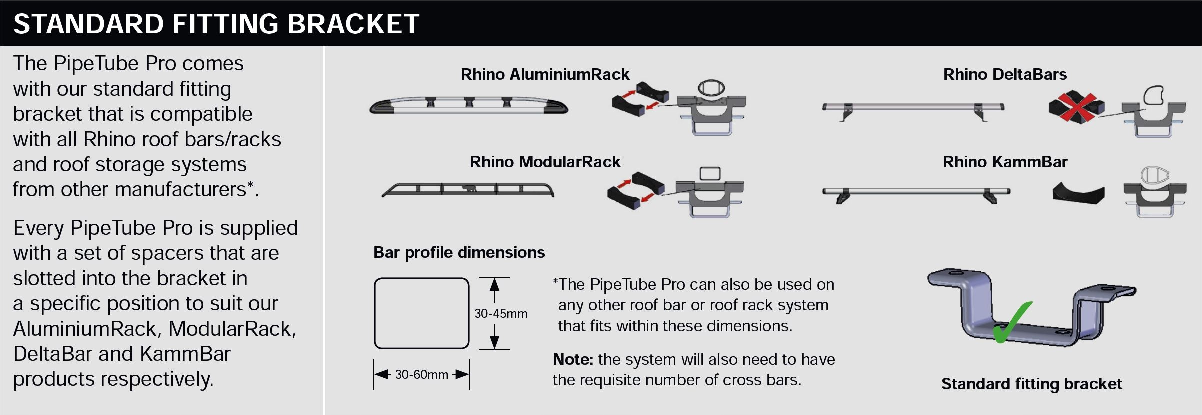 BOX BAGAŻNIK NA DACH TUBA NA DŁUGIE RURY RHINO 3M Otwieranie dwustronne