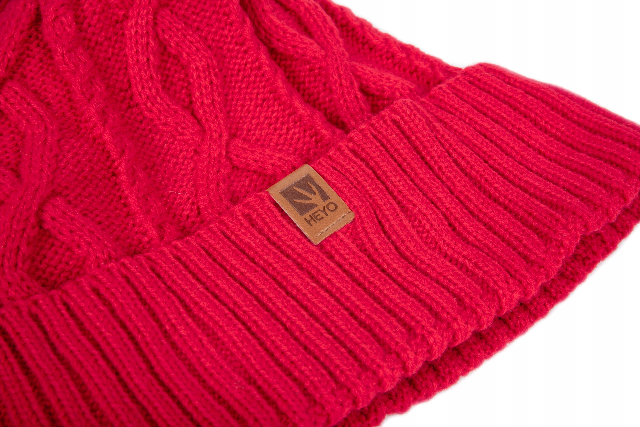 CZAPKA DAMSKA ZIMOWA Z POMPONEM POLAREM OCIEPLENIEM WARKOSZ CIEPŁA BEANIE Rozmiar uniwersalny