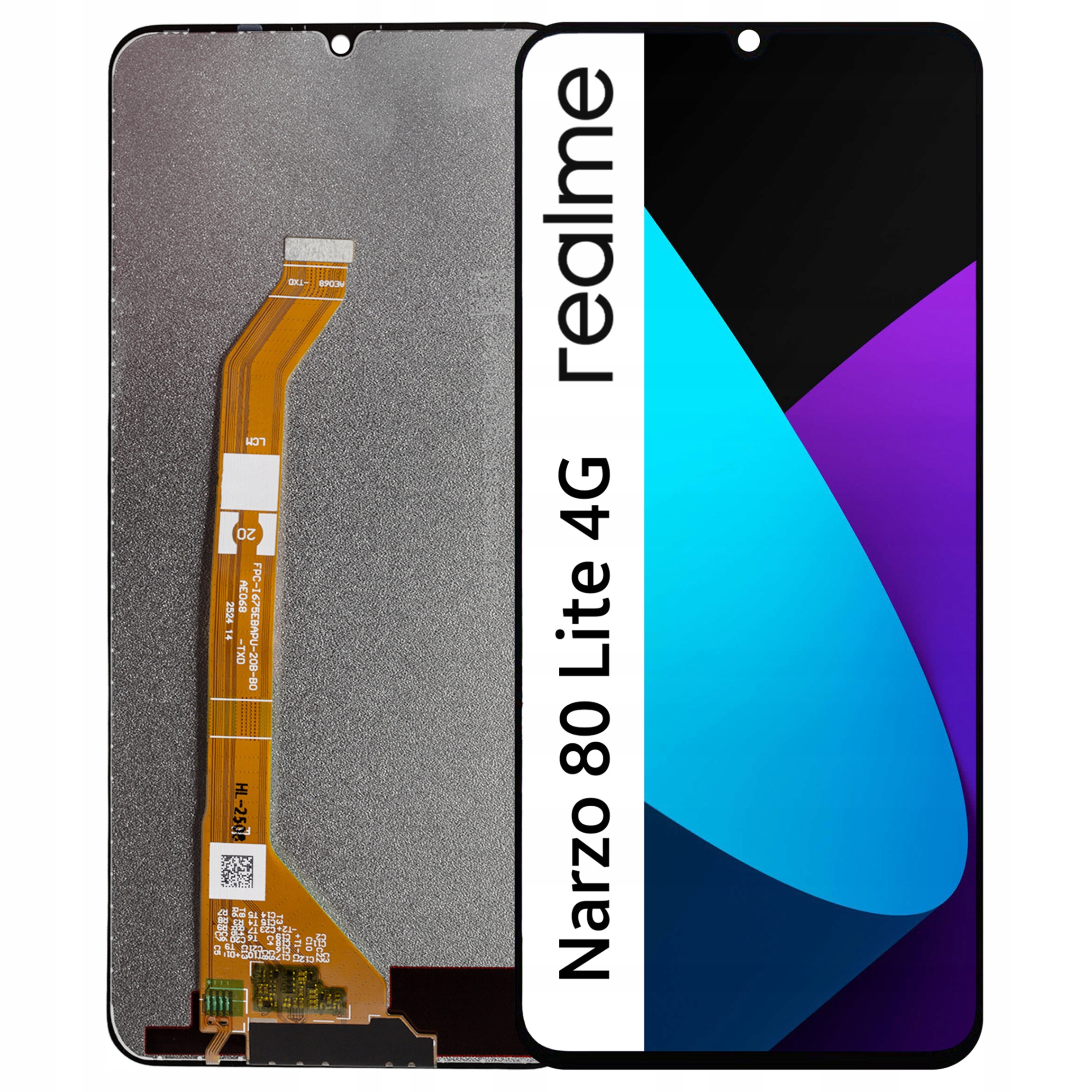 LCD displej pre Realme Narzo 80 Lite 4G Digitizer Dotykový displej
