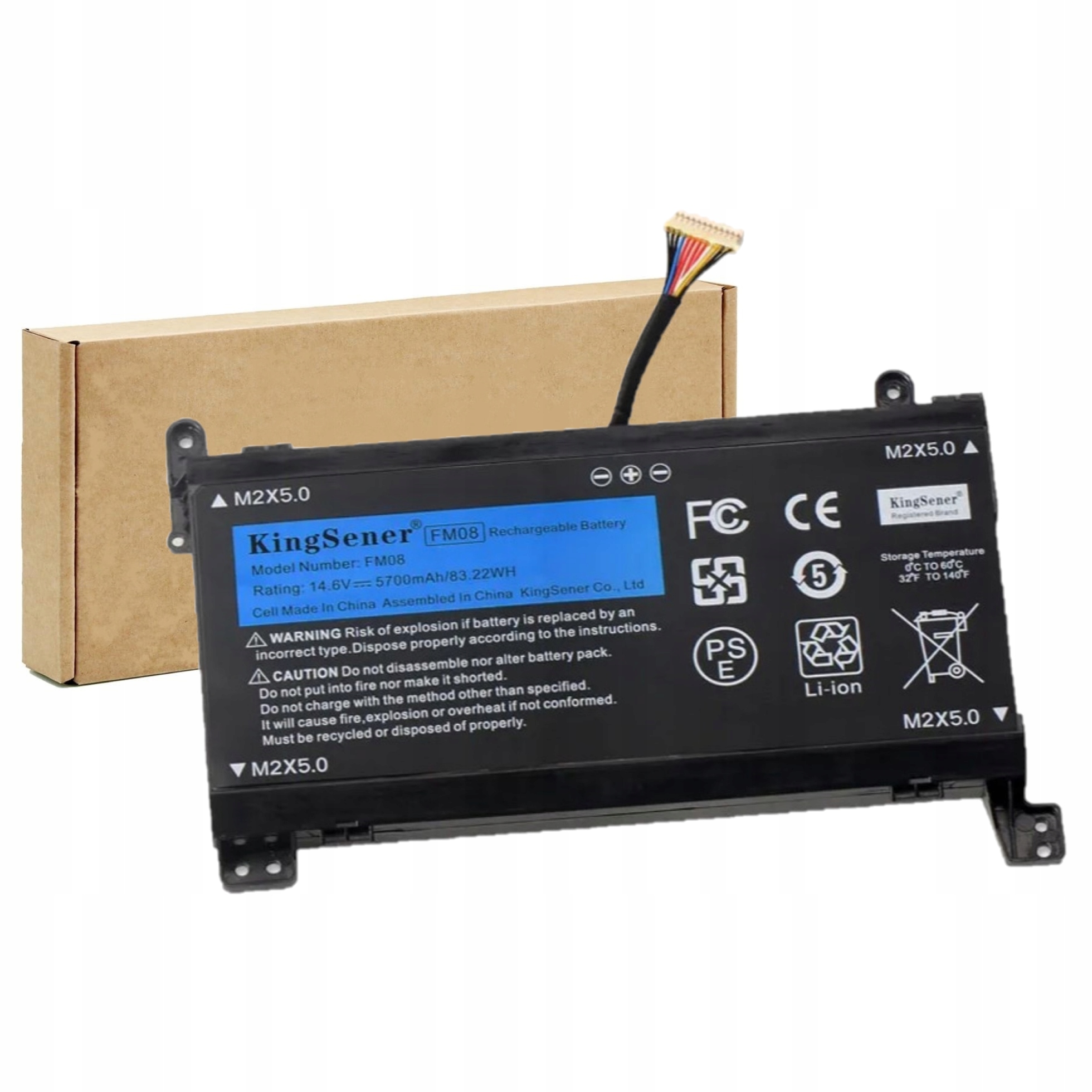 Náhradná Batéria Pre Hp FM08 12 Pin