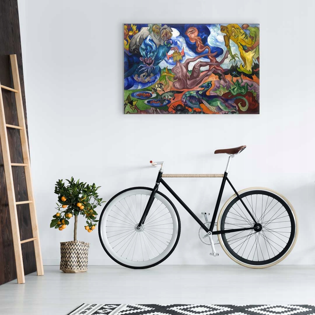 Rep Witkacy Tworzenie Świata 120x80 obraz płótno Marka inna