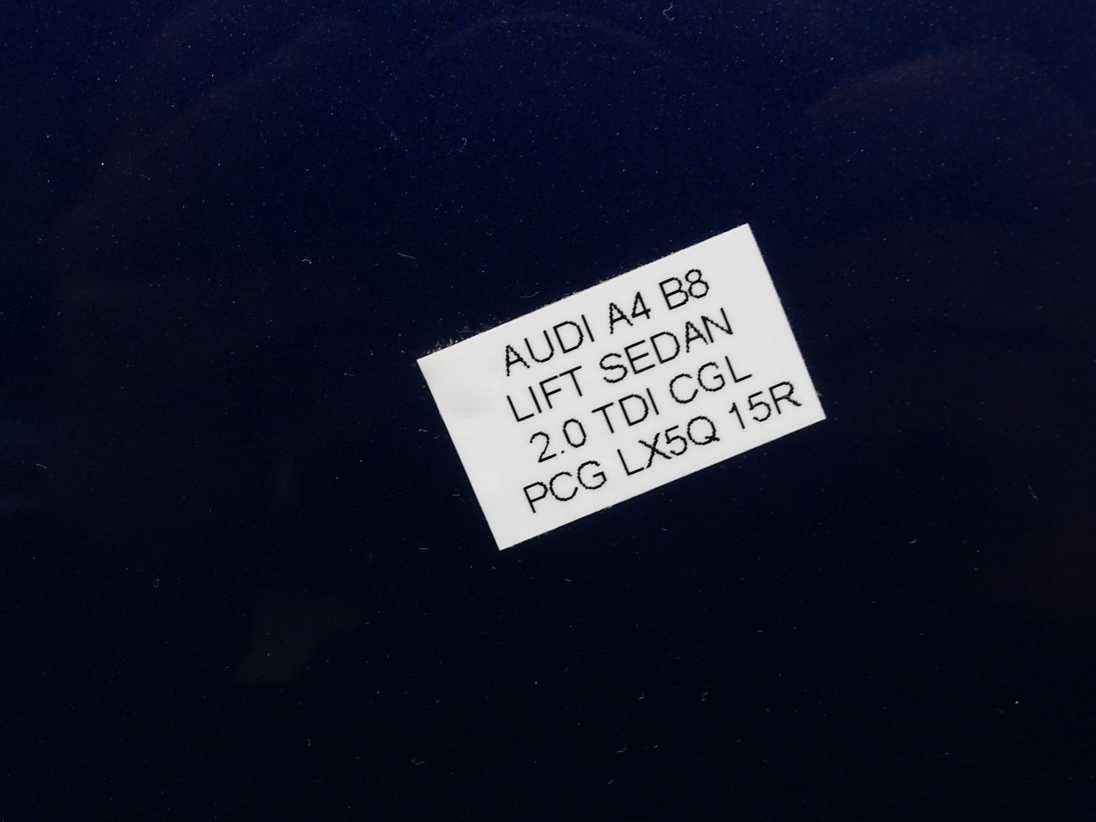 door right front front right AUDI A4 B8 LIFT LX5Q 12