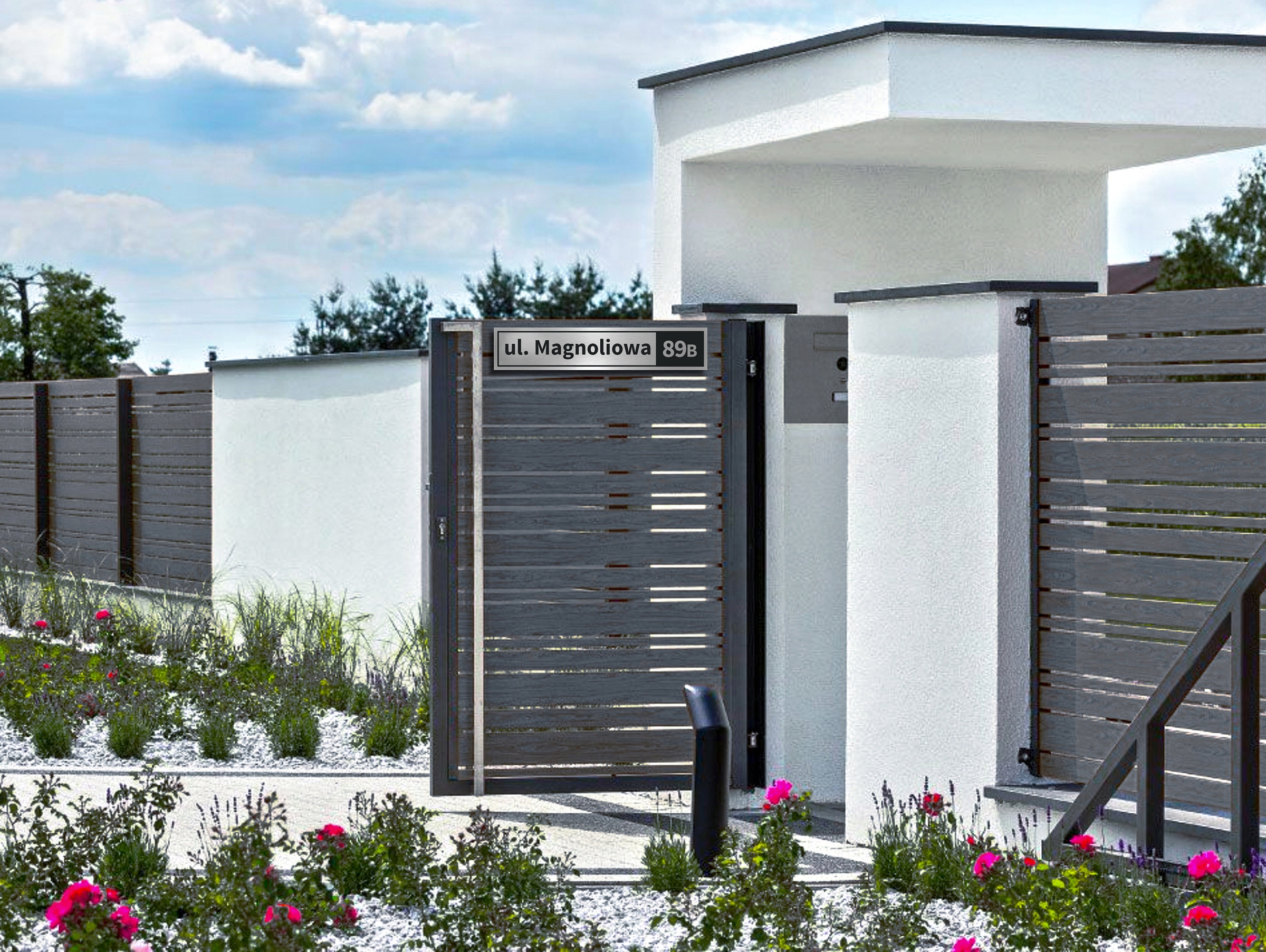 Tabliczka tablica ADRESOWA ALUMINIUM Nr domu 12x60 Marka inna