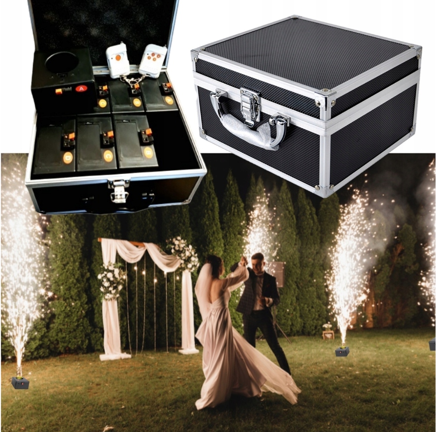 System Zdalnego Odpalania Fantann Iskier -zestaw 8 Odbiorniki 2 Piloty Case