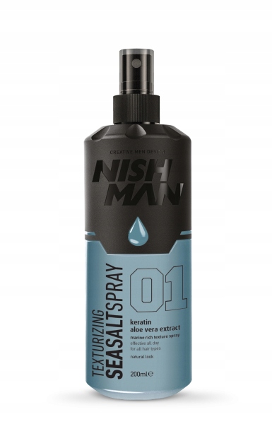 

Nishman Spray z Solą Morską i Keratyną 200ml