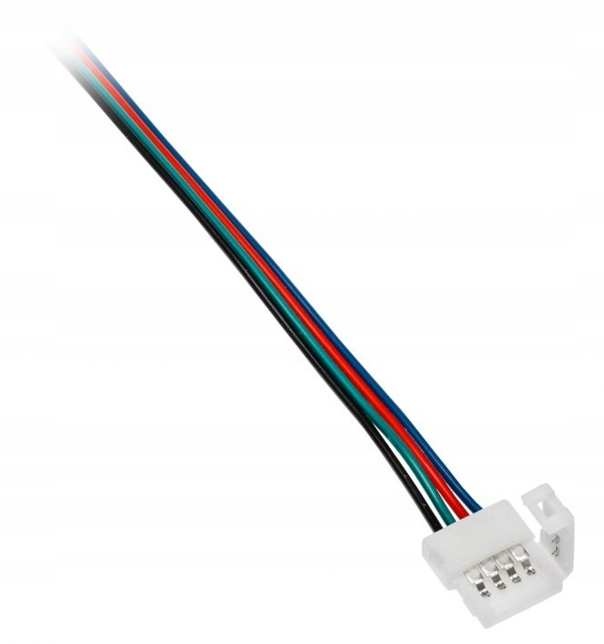 

Złączka XC11 do taśm led Rgb z przewodem 2m Gtv