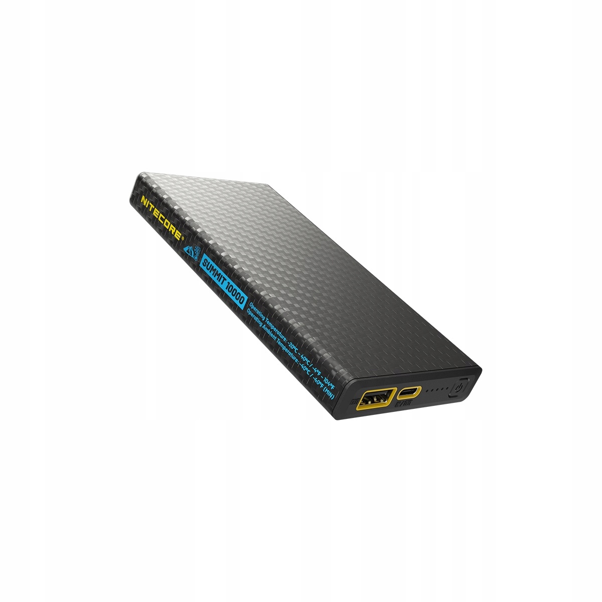 Powerbank Nitecore Summit 10000 10000 mAh IPX5 -40°C Pojemność akumulatora 10000 mAh