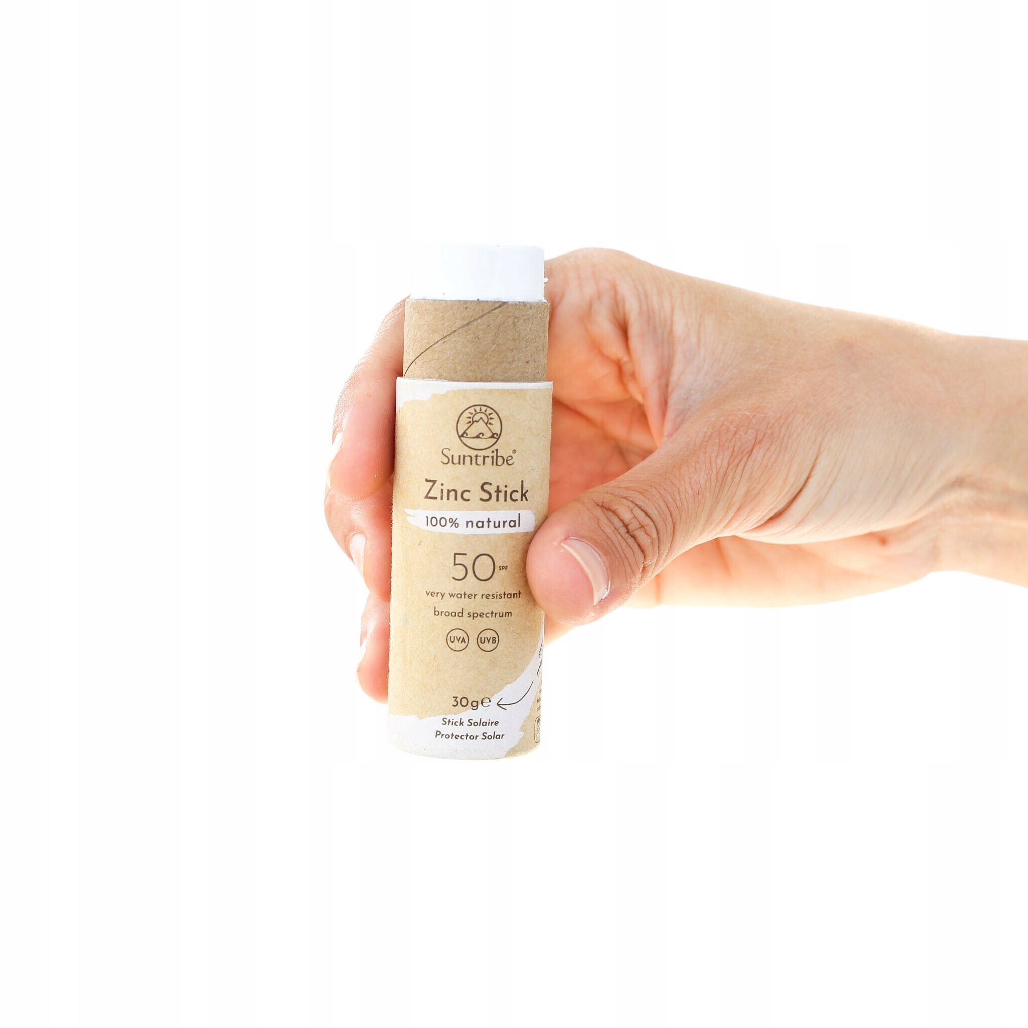 Suntribe Opalovací tyčinka se zinkem Spf 50 bílá 30 g