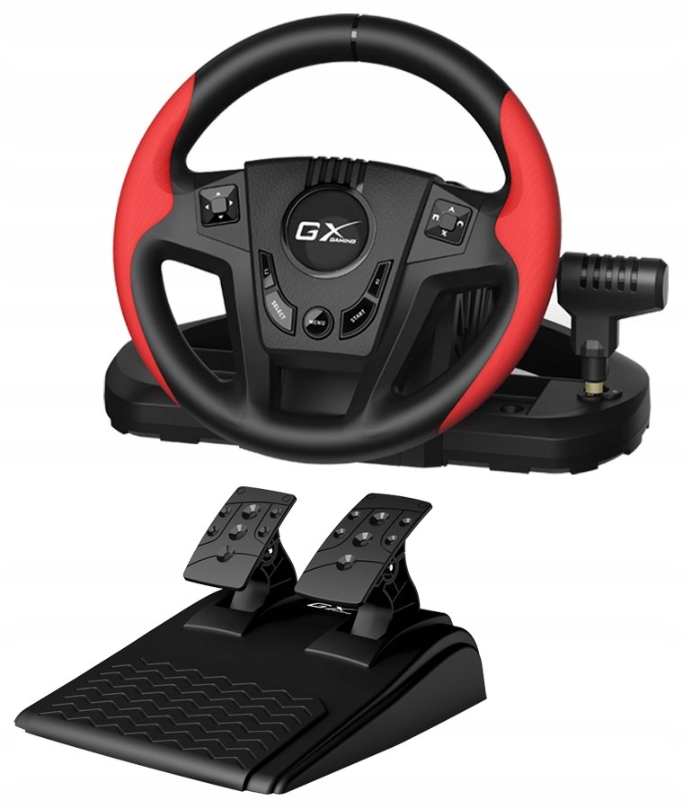 Genius Gx Gaming volant SpeedMaster/ drátový/ Usb/ vibrační/ pedály/ pro Pc