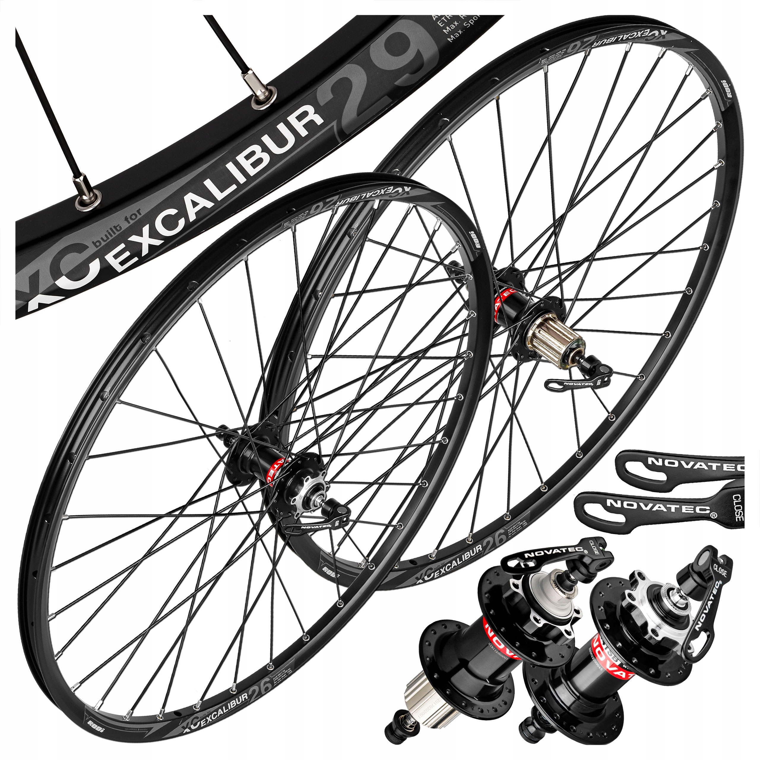 

Komplet Koła Rowerowe P+t Rodi 29'' Novatec Tarcza
