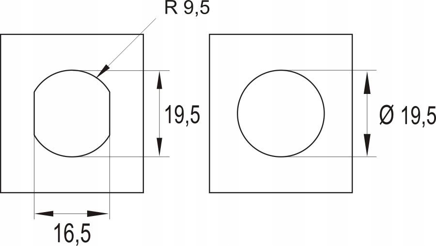 SISO ZAMEK SZKRZYNKOWY MEBLOWY DŁUGI DO SZAFEK Szerokość 19 mm