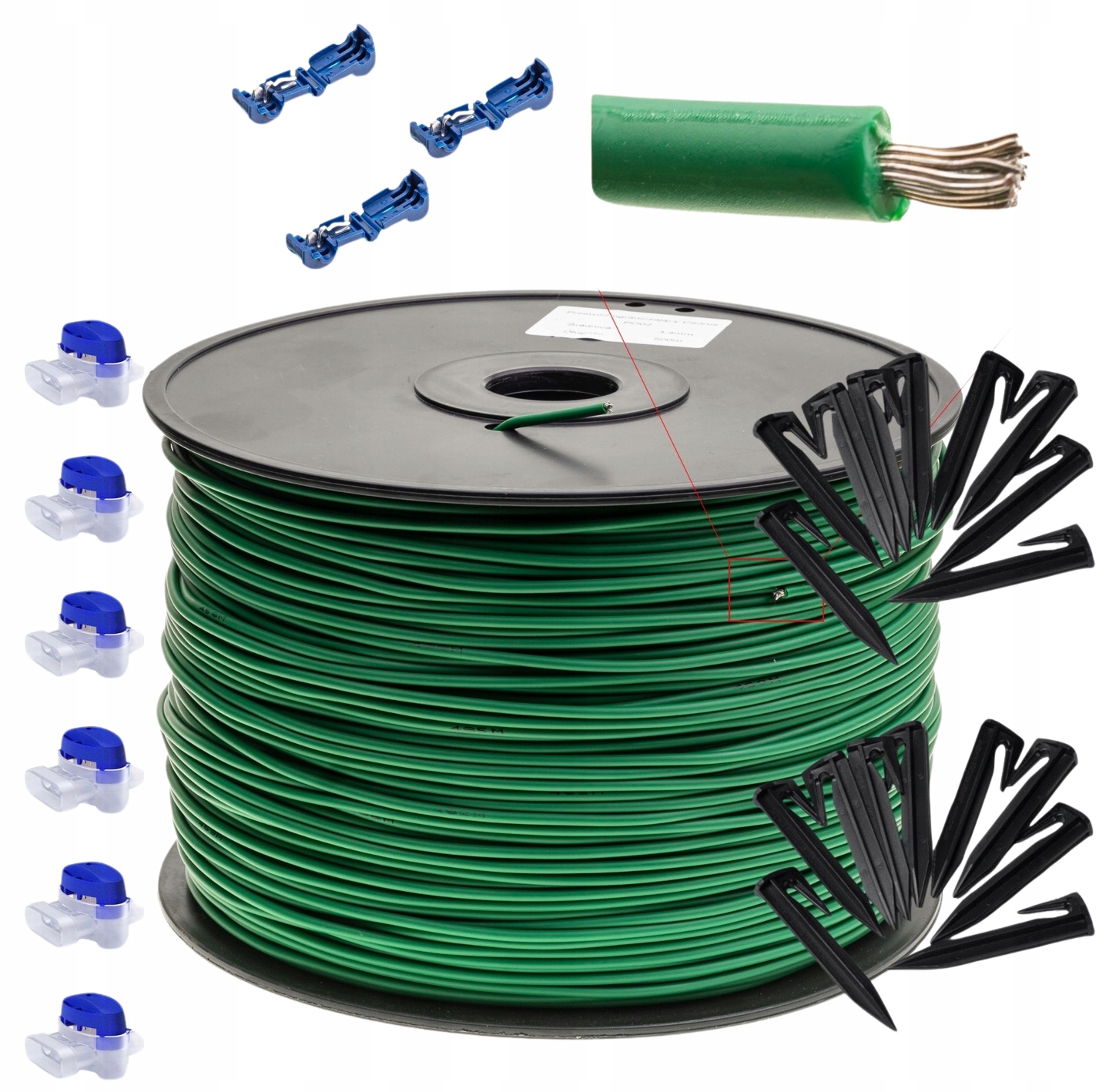 Zestaw instalacyjny robota kosiarki automatycznej kabel przewód 500m 3.4mm