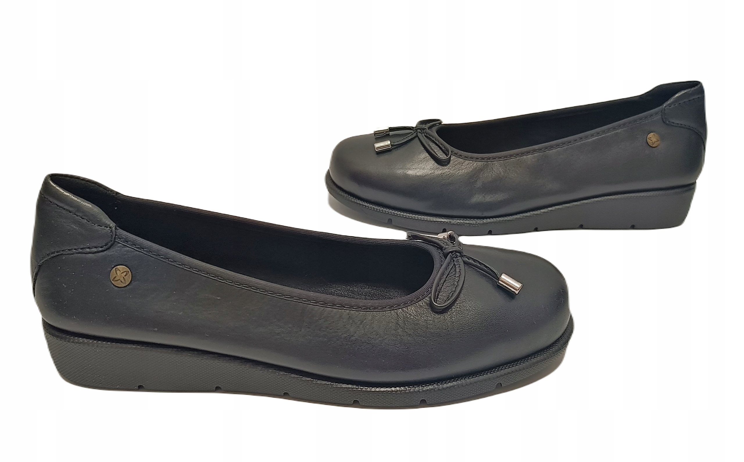 Baleríny měkké pohodlné kůže Maciejka P6504-01 černá r37