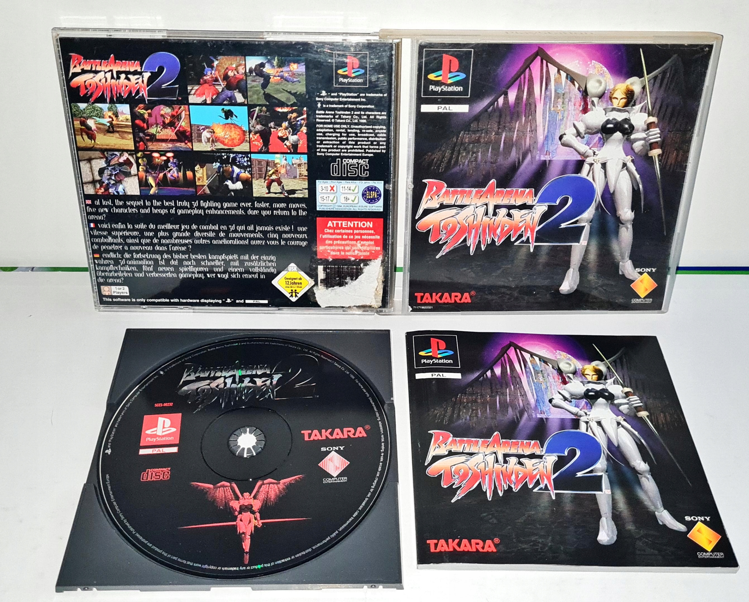 Battle arena Toshinden 2 PSX 3XA