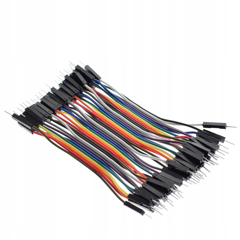 

Przewody kable męsko-męskie 20cm 40szt Arduino